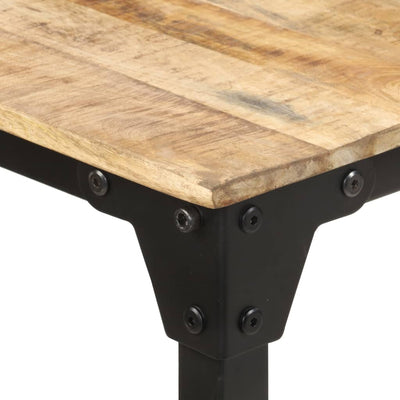 Dealsmate  Dining Table 220x100x76 cm Rough Mango Wood