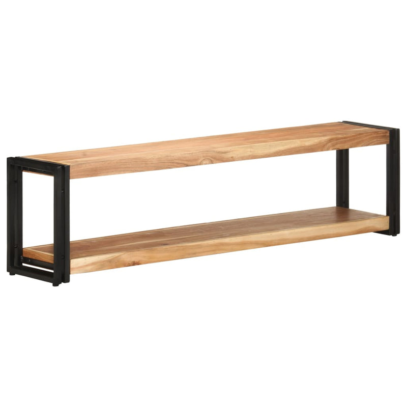 Dealsmate  TV Cabinet 150x30x40 cm Solid Acacia Wood