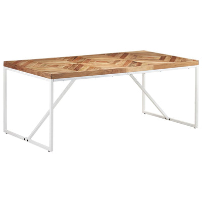 Dealsmate  Dining Table 180x90x76 cm Solid Acacia and Mango Wood