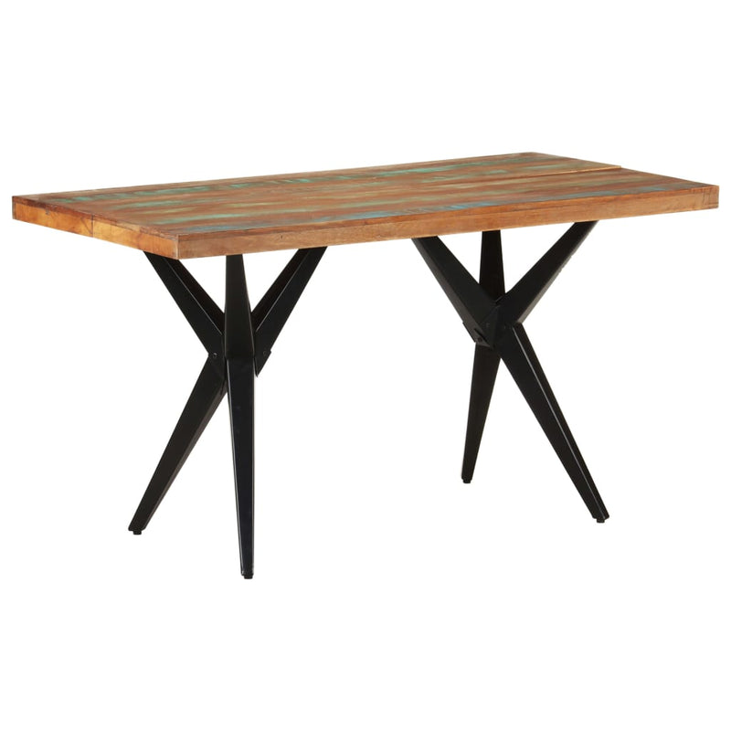 Dealsmate  Dining Table 140x70x76 cm Solid Reclaimed Wood
