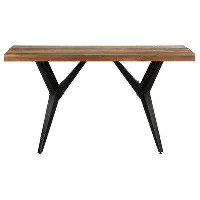 Dealsmate  Dining Table 140x70x76 cm Solid Reclaimed Wood