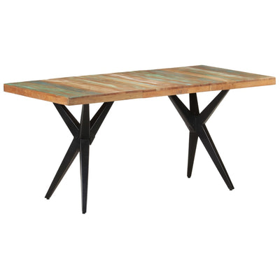 Dealsmate  Dining Table 160x80x76 cm Solid Reclaimed Wood