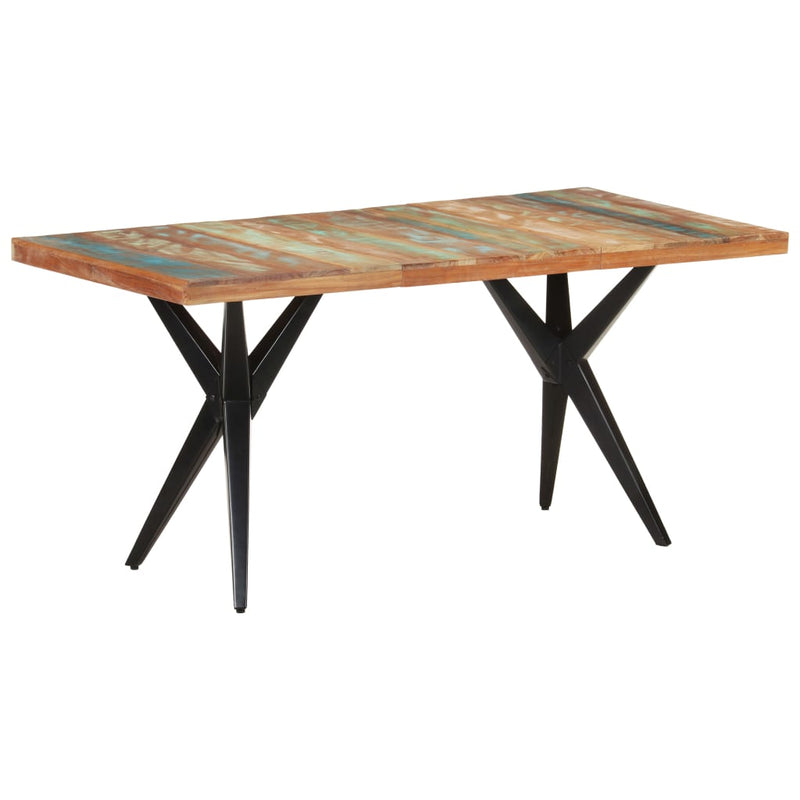 Dealsmate  Dining Table 160x80x76 cm Solid Reclaimed Wood