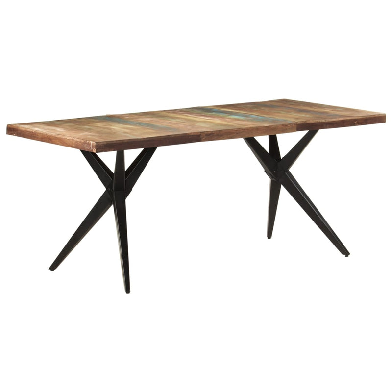 Dealsmate  Dining Table 180x90x76 cm Solid Reclaimed Wood