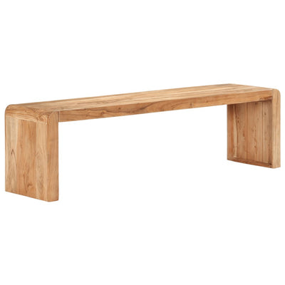 Dealsmate  Bench 160x38x45 cm Solid Acacia Wood