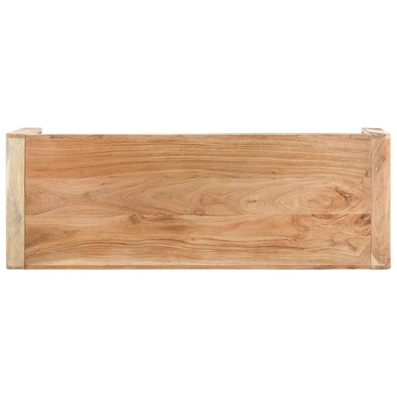 Dealsmate  Bench 110x38x46 cm Solid Acacia Wood