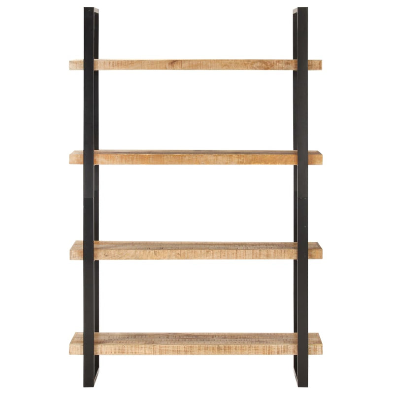 Dealsmate  4-Tier Bookcase 120x40x180 cm Rough Mango Wood