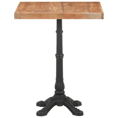 Dealsmate  Bistro Table 60x60x76 cm Solid Acacia Wood