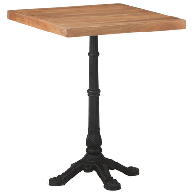Dealsmate  Bistro Table 60x60x76 cm Solid Acacia Wood