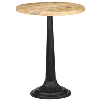 Dealsmate  Bistro Table Ø60x76 cm Rough Mango Wood