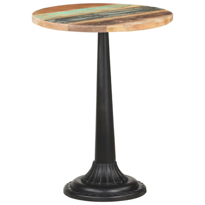 Dealsmate  Bistro Table Ø60x76 cm Solid Reclaimed Wood