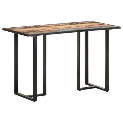 Dealsmate  Dining Table 120 cm Solid Reclaimed Wood