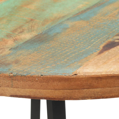 Dealsmate  Dining Table 80 cm Solid Reclaimed Wood