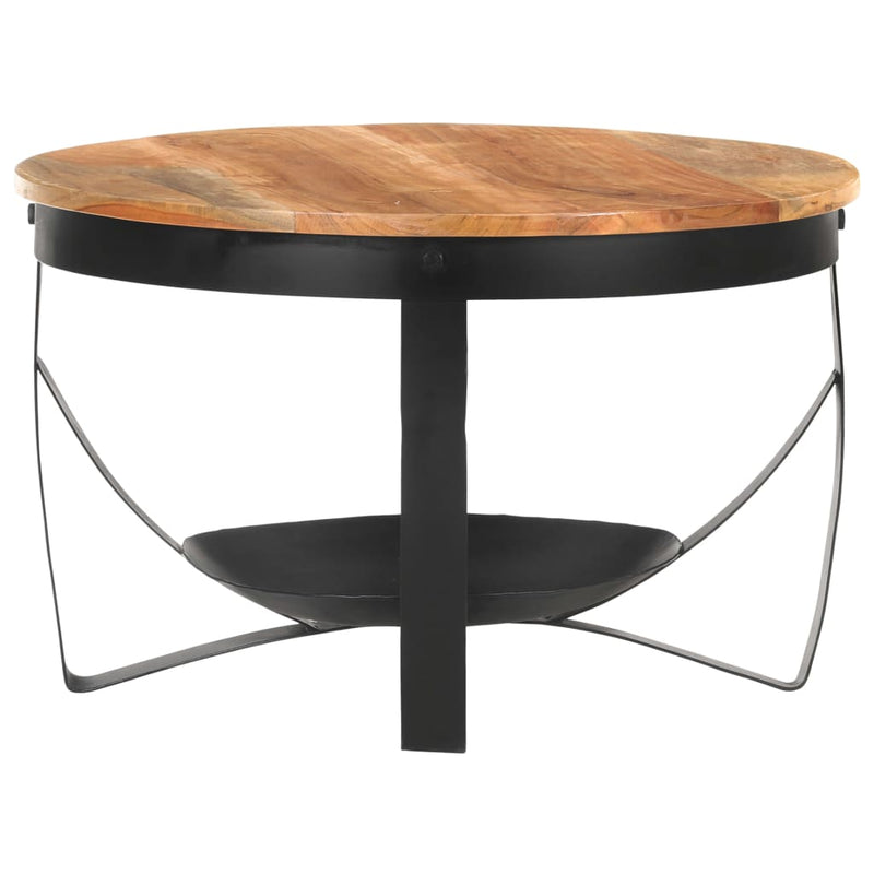 Dealsmate  Coffee Table Ø68x43 cm Solid Acacia Wood