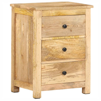Dealsmate  Bedside Cabinet 45x35x60 cm Solid Mango Wood