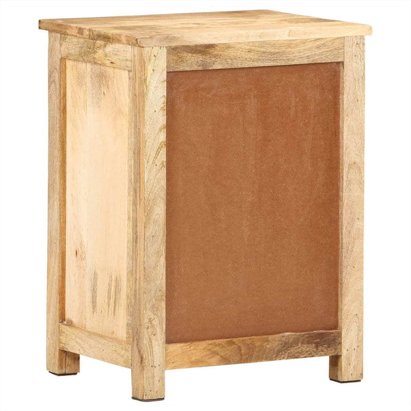 Dealsmate  Bedside Cabinet 45x35x60 cm Solid Mango Wood