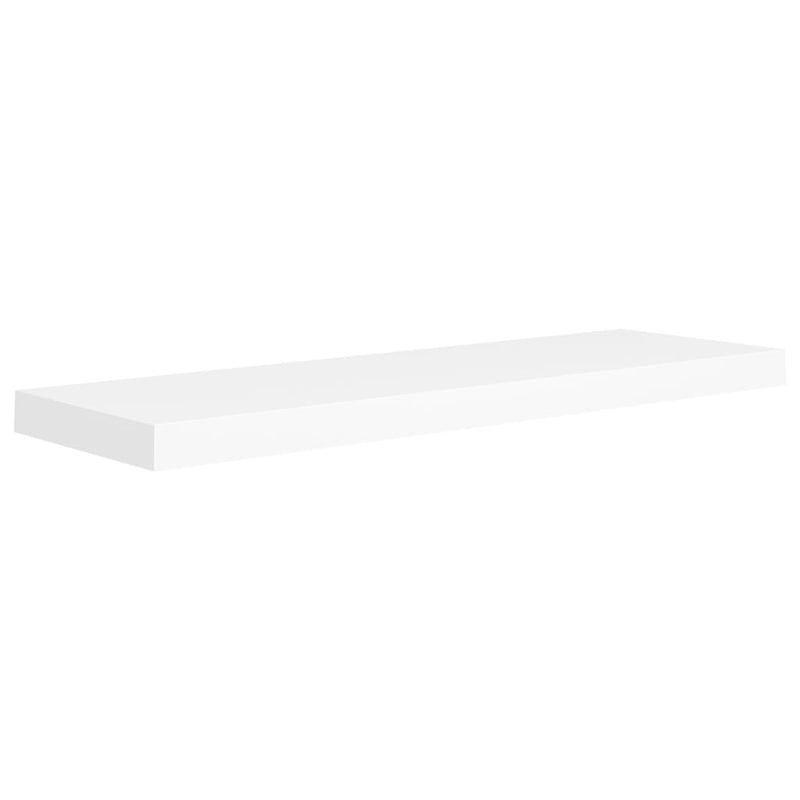 Dealsmate  Floating Wall Shelf White 80x23.5x3.8 cm MDF