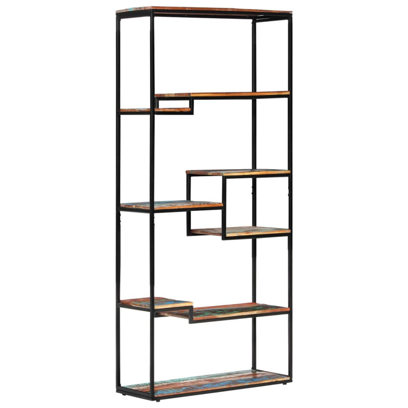 Dealsmate  Bookcase 80x30x180 cm Solid Reclaimed Wood