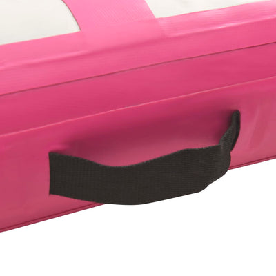 Dealsmate  Inflatable Gymnastics Mat with Pump 60x100x10 cm PVC Pink
