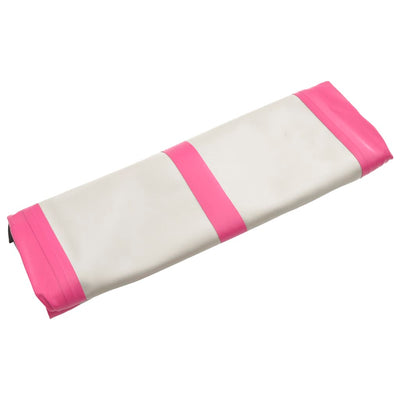 Dealsmate  Inflatable Gymnastics Mat with Pump 300x100x20 cm PVC Pink