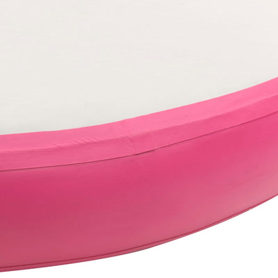 Dealsmate  Inflatable Gymnastic Mat with Pump 100x100x10 cm PVC Pink