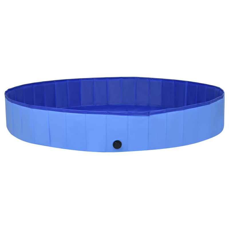 Dealsmate  Foldable Dog Swimming Pool Blue 300x40 cm PVC