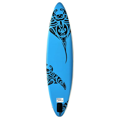 Dealsmate  Inflatable Stand Up Paddleboard Set 366x76x15 cm Blue