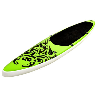Dealsmate  Inflatable Stand Up Paddleboard Set 305x76x15 cm Green