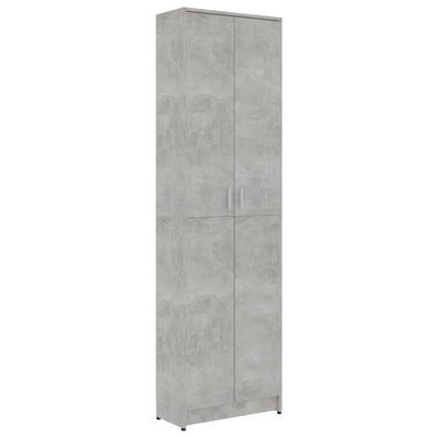 Dealsmate  Hallway Furniture Set Concrete Grey Chipboard