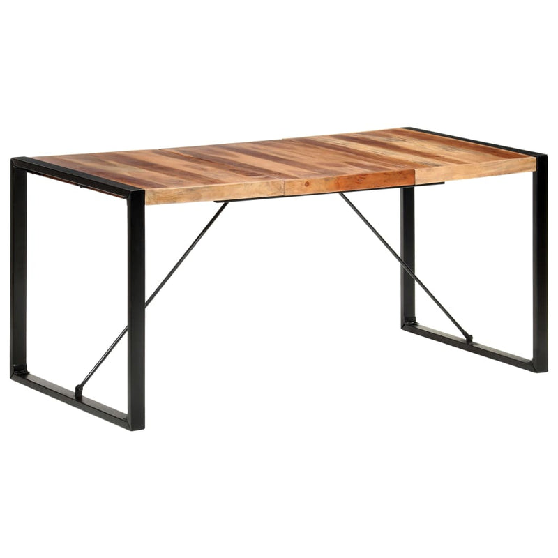 Dealsmate  Dining Table 160x80x75 cm Solid Wood with Sheesham Finish