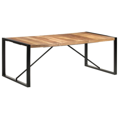 Dealsmate  Dining Table 200x100x75 cm Solid Wood with Sheesham Finish