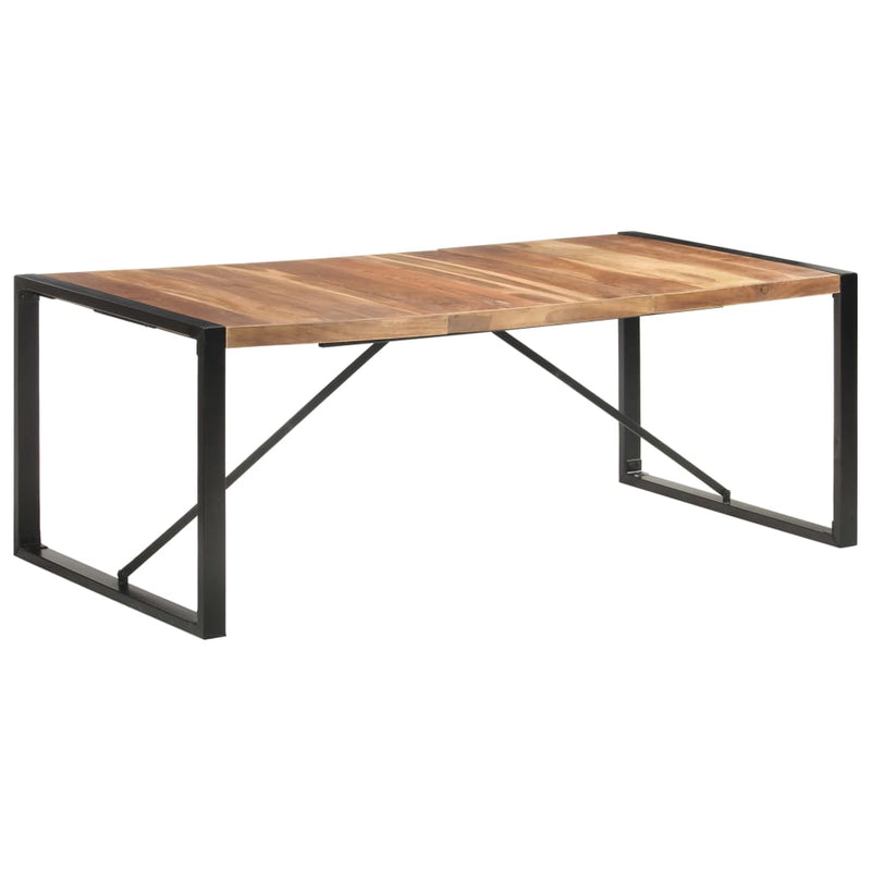 Dealsmate  Dining Table 200x100x75 cm Solid Wood with Sheesham Finish