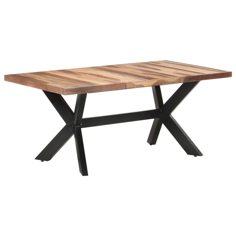 Dealsmate  Dining Table 180x90x75 cm Solid Wood with Honey Finish
