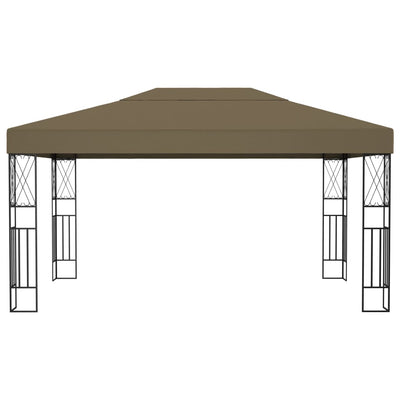 Dealsmate  Gazebo 3x4 m Taupe Fabric