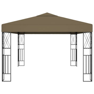 Dealsmate  Gazebo 3x4 m Taupe Fabric