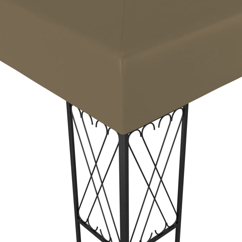 Dealsmate  Gazebo 3x4 m Taupe Fabric