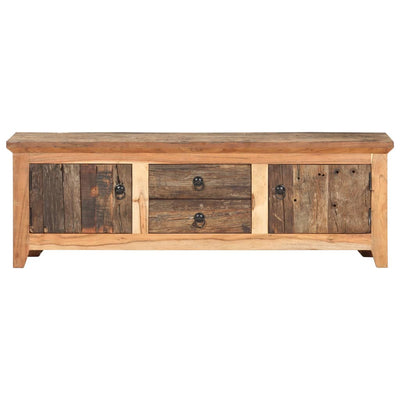 Dealsmate  TV Cabinet 120x30x40 cm Solid Acacia Wood and Reclaimed Wood