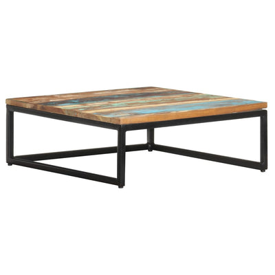 Dealsmate  Nesting Coffee Tables 2 pcs Solid Reclaimed Wood