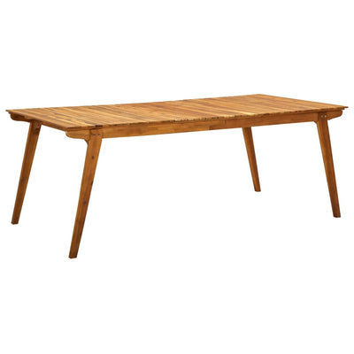 Dealsmate  Garden Table 201.5x100x75 cm Solid Acacia Wood