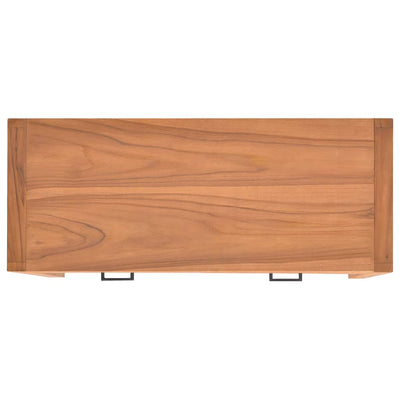 Dealsmate  Desk with 2 Drawers 100x40x75 cm Teak Wood