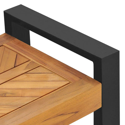Dealsmate  Bench 120 cm Solid Teak Wood