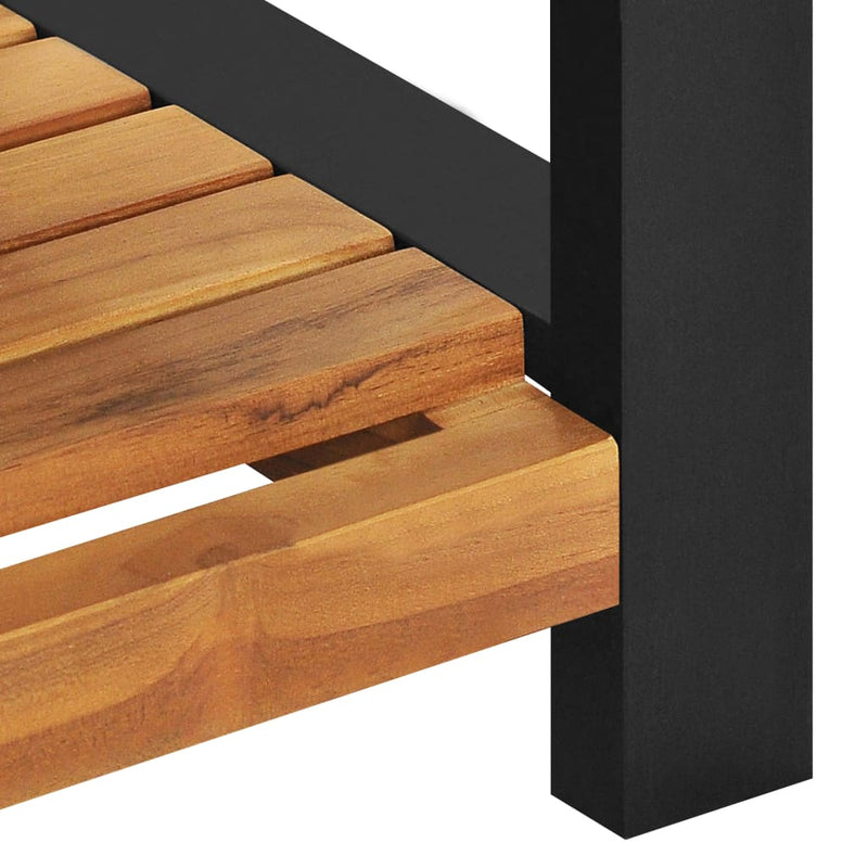 Dealsmate  Bench 120 cm Solid Teak Wood