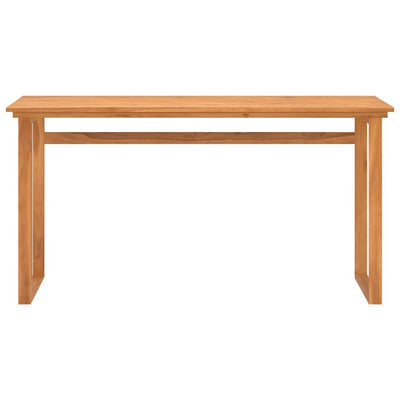 Dealsmate  Desk 140x45x75 cm Solid Teak Wood