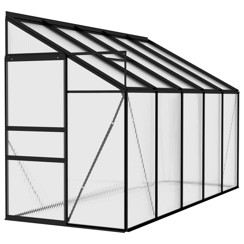 Dealsmate  Greenhouse Anthracite Aluminium 6.23 m³