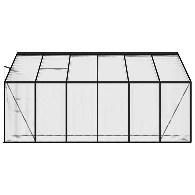 Dealsmate  Greenhouse Anthracite Aluminium 7.44 m³