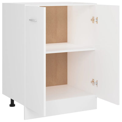 Dealsmate  Bottom Cabinet White 60x46x81.5 cm Engineered Wood