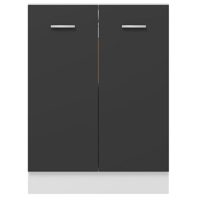 Dealsmate  Bottom Cabinet Grey 60x46x81.5 cm Engineered Wood