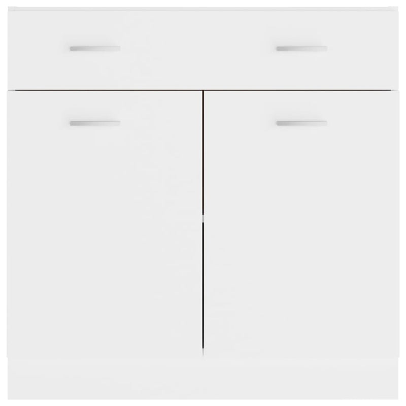 Dealsmate  Drawer Bottom Cabinet White 80x46x81.5 cm Engineered Wood