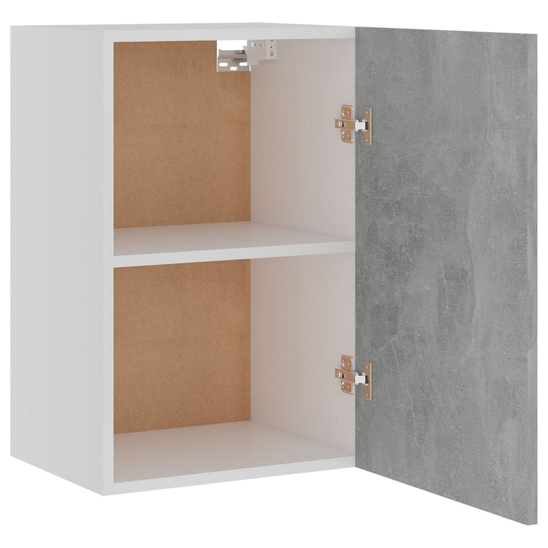 Dealsmate  Hanging Cabinet Concrete Grey 39.5x31x60 cm Engineered Wood