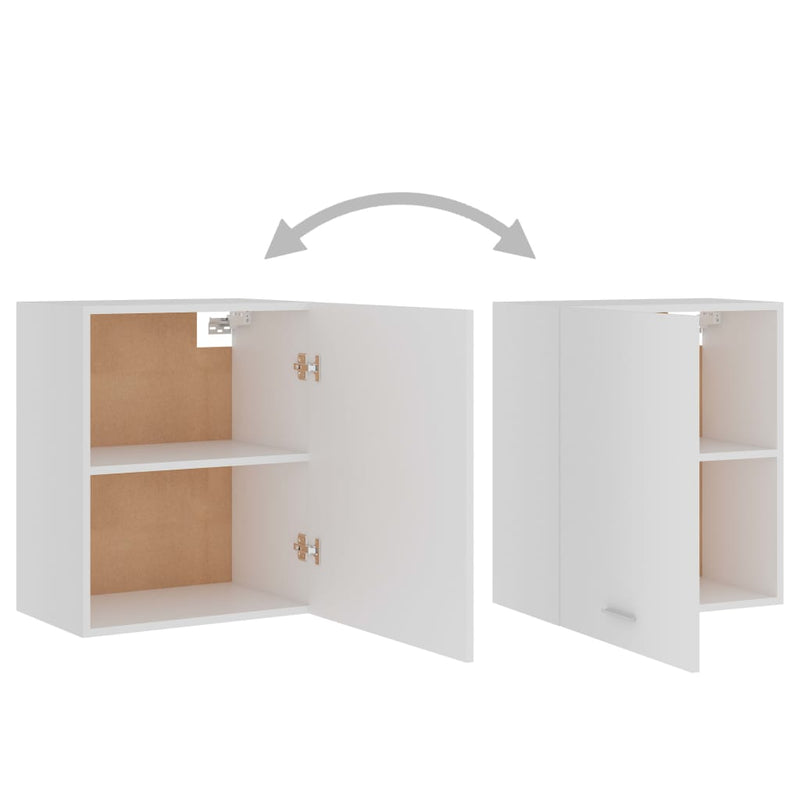 Dealsmate  Hanging Cabinet White 50x31x60 cm Engineered Wood